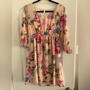 Pink Blush maternity dress